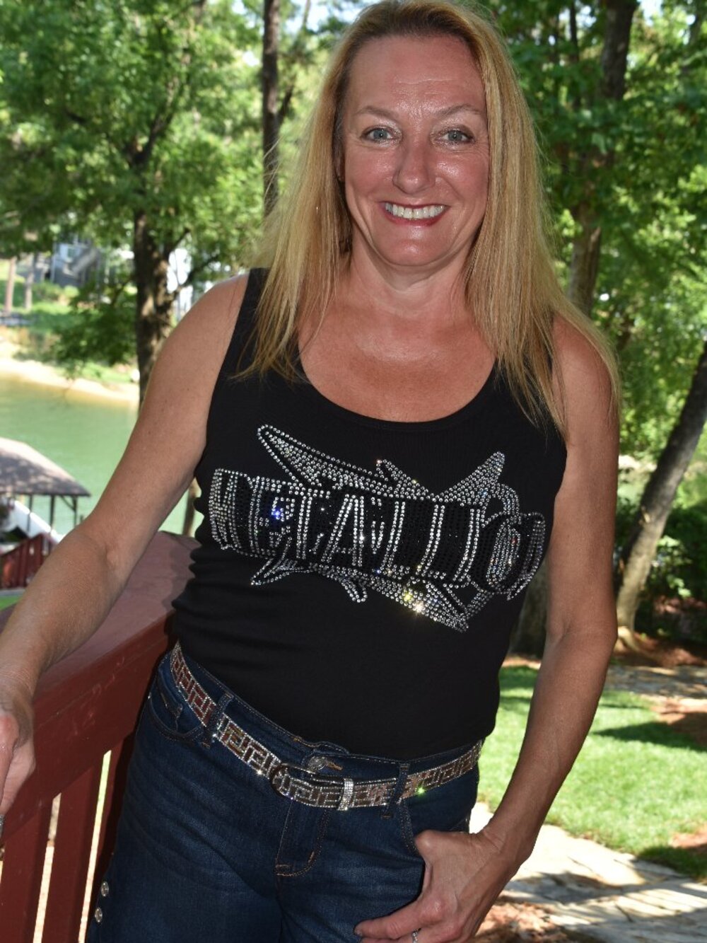 Metallica rhinestone bling black sleeveless tank sz XS S M L XL XXL 1X2… - Picture 5 of 8